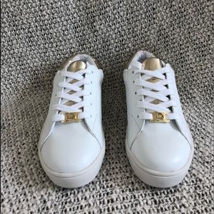 White / gold Michael Kors shoes